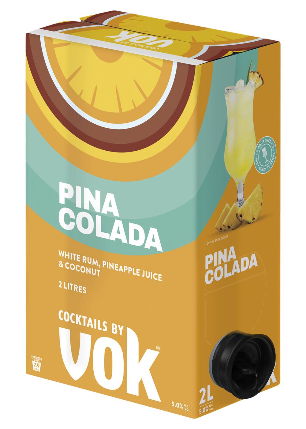 Vok Pina Colada Cocktail 2 L