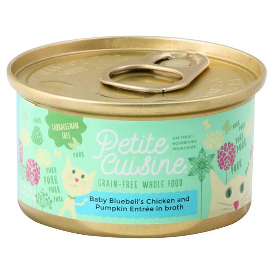Petite Cuisine Baby Bluebell's Chicken and Pumpkin Entree in Broth Cat Food