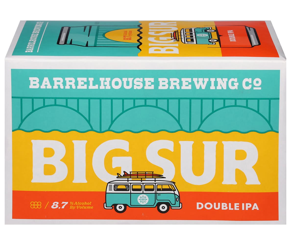 BarrelHouse Brewing Co. Big Sur Double Ipa Beer (6 x 12 fl oz)
