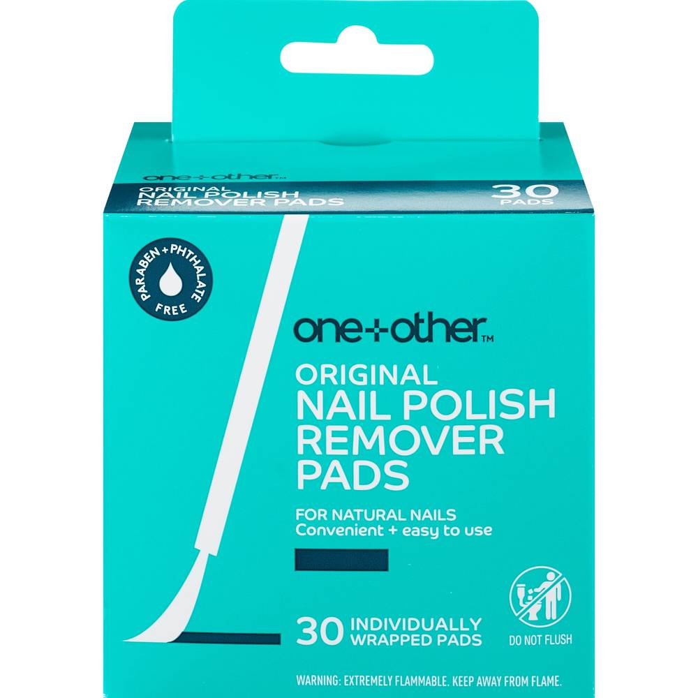 One+Other Regular Nail Polish Remover Pads (30 ct)