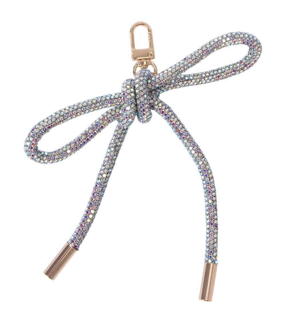 Bling Bow Charm White Bow