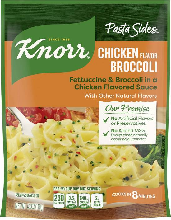 Knorr Pasta Sides Chicken Flavor Fettuccini & Broccoli