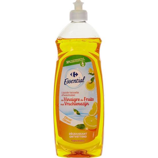 Carrefour Essential - Liquide vaisselle citron (750 ml)