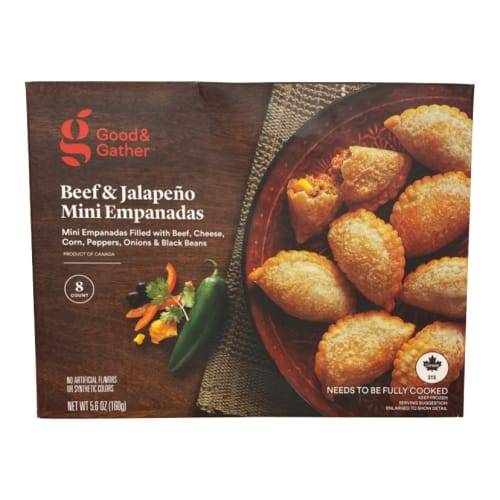 Good & Gather Frozen Beef & Jalapeno Corn Mini Empanadas (5.6 oz, 8 ct)