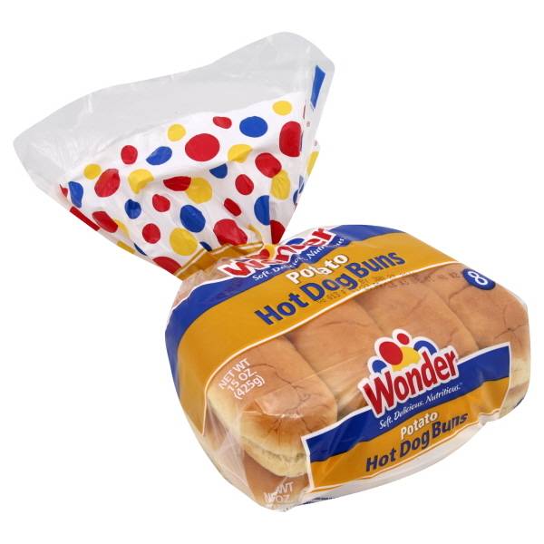 Wonder Hot Dog Buns, Potatao (15 oz)