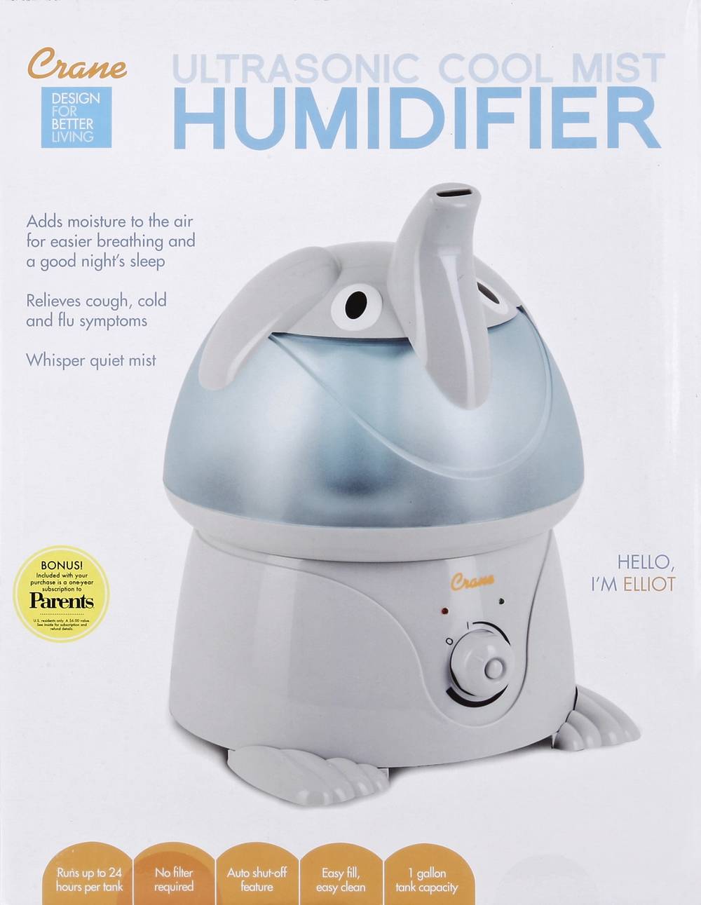 Crane Ultrasonic Cool Mist Humidifier