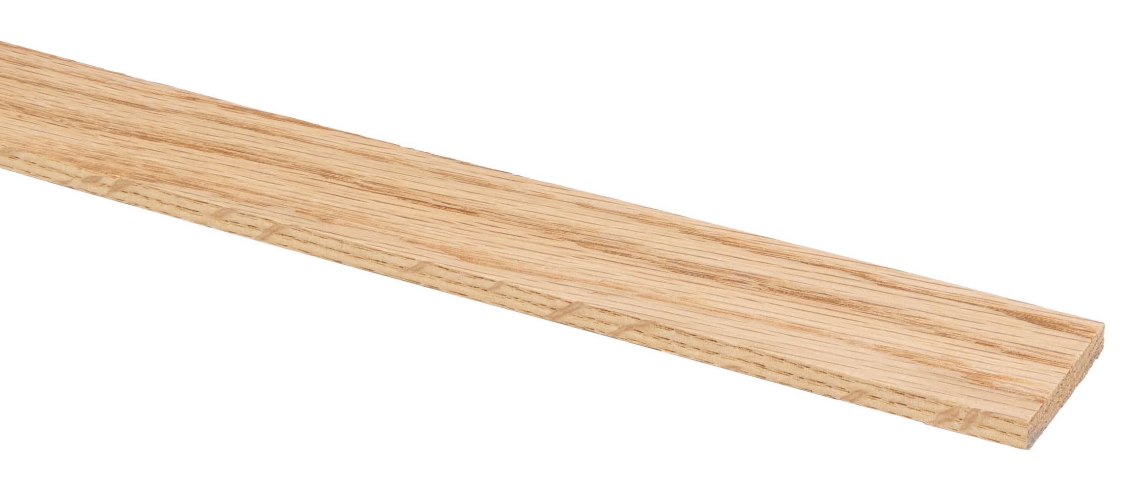 ReliaBilt 1/4-in x 2-in x 4-ft Unfinished FAS Better S4S Red oak Common Hardwood Board