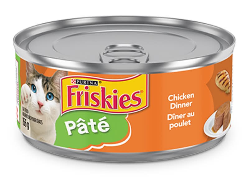 Friskies Pâté Chicken Dinner For Adult Wet Cat Food (156 g)