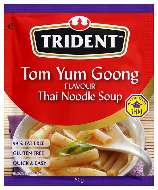 Trident Instant Soup Thai Tom Yum Goong With Noodle 50g