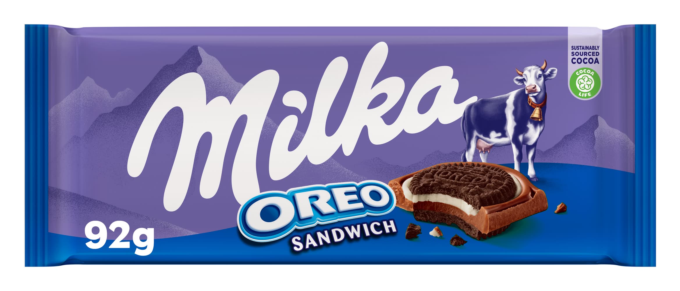 Chocolate con oreo sandwich · Milka (92 g)