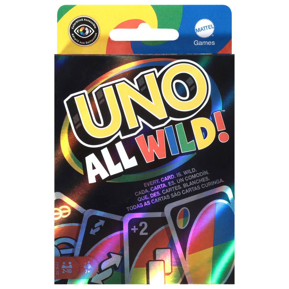 Mattel Mat Uno All Wild Card Game