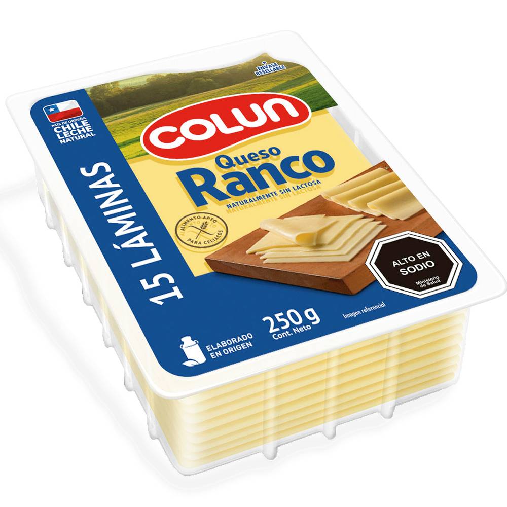 Colun queso ranco laminado (250 g)
