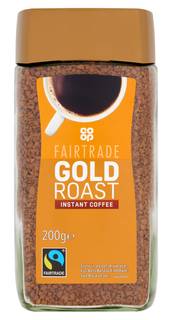 Co Op Fairtrade Gold Roast Instant Coffee 200g