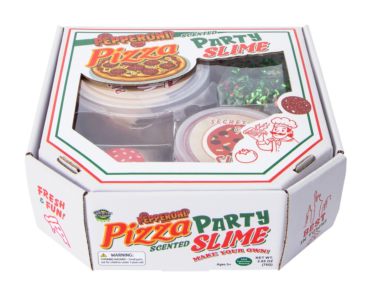 Pizza Scented Party Slime Pepperoni Pizza