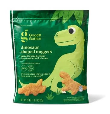 Good & Gather Dinosaur Shaped Breaded Chicken Nuggets (29 oz)