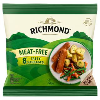 Richmond Meat-Free 8 Tasty Sausages 304g