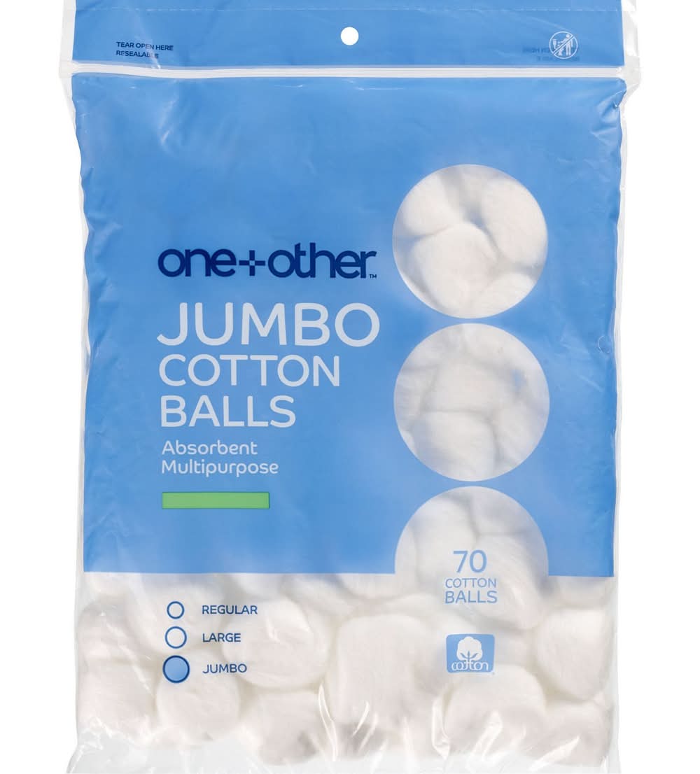 One+Other Jumbo Cotton Balls (70 ct)