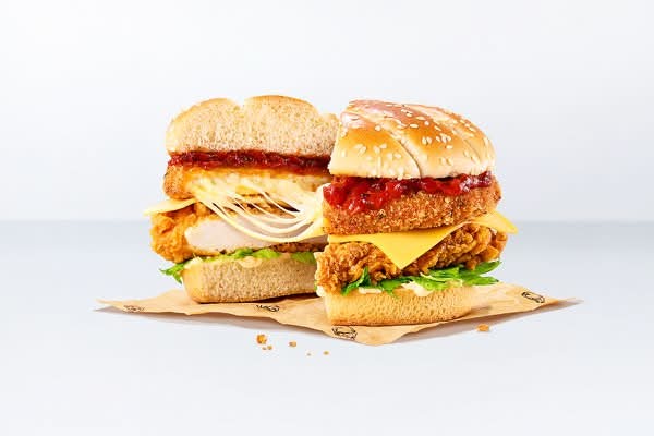 Zinger Mozzarella Burger🔥