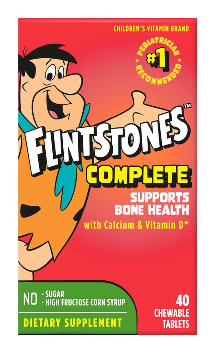 Flintstones Kids Complete Multivitamin Chewable Tablets. 40 Ct