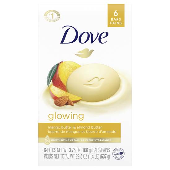 Dove Mango Butter Beauty Bar (6 x 3.8 oz bars)