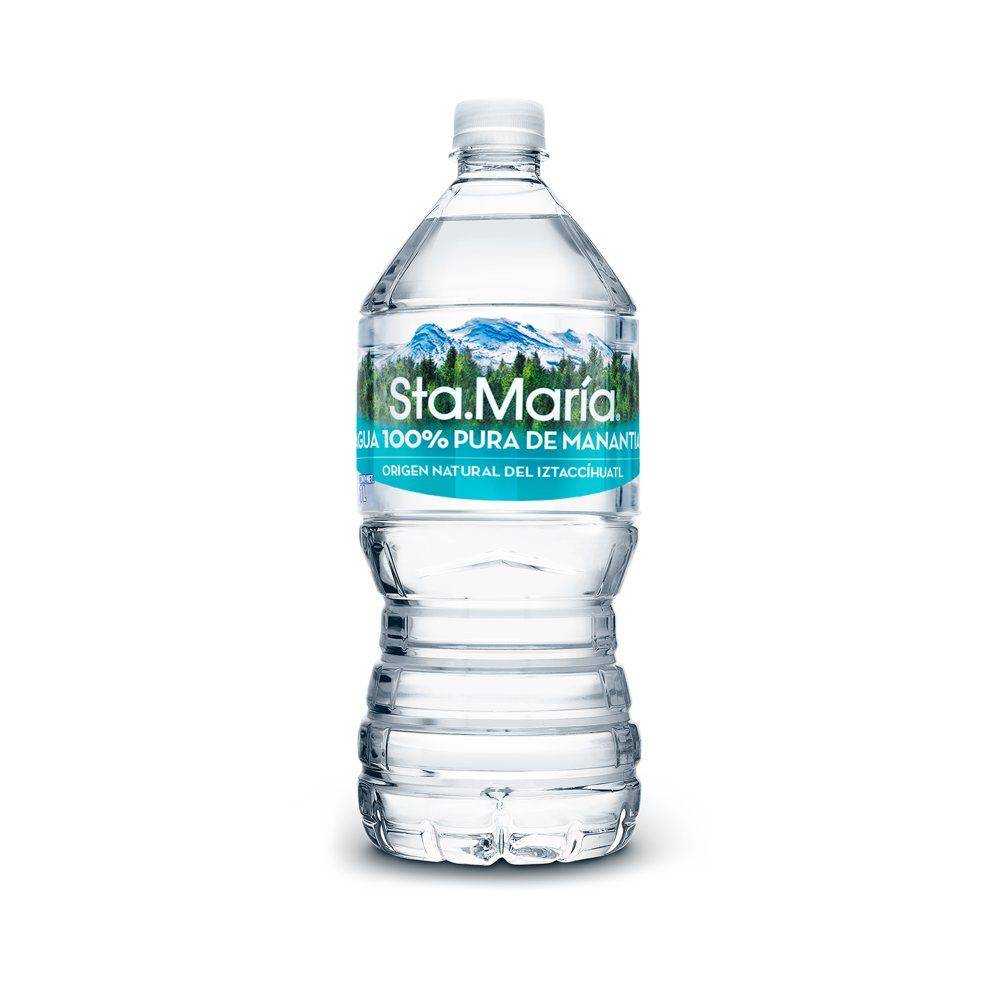 Sta. María · Agua de manantial (1 L)