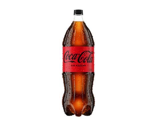 Coca-cola gaseosa sin azúcar (2.5 l)