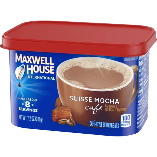 Maxwell House Suisse Mocha Cafe Beverage Mix (7.2 oz)