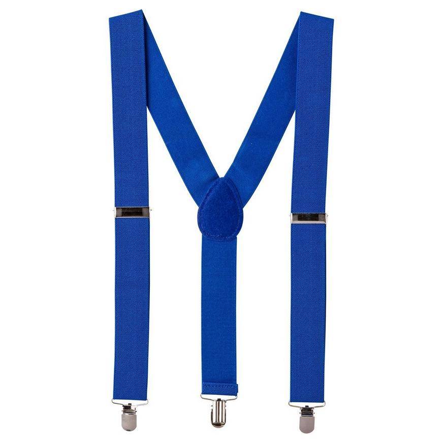 Party City Suspenders (male/royal blue)