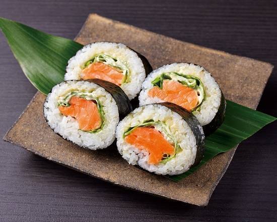 サーモンレタス中巻【 V2131 】 Salmon Lettuce Sushi Roll