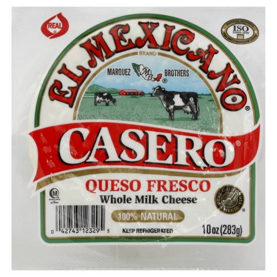 El Mexicano Casero Queso Fresco Whole Milk Cheese (10 oz)