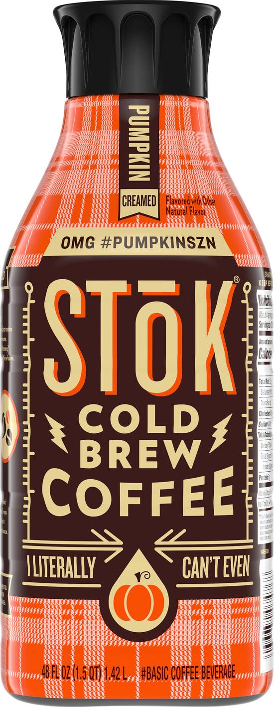 Stōk Pumpkin Creamed Cold Brew Coffee (48 fl oz)