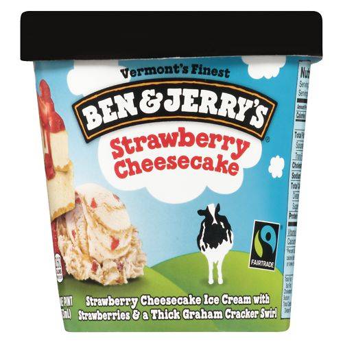 Ben & Jerry's Ice Cream Strawberry Cheesecake - 16.0 oz