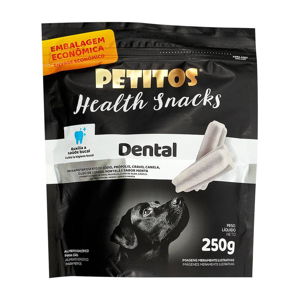 Petitos snacks sabor menta dental (250g)