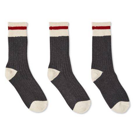 Workload Ladies Crew Work Socks, 4-10, Charcoal (3 ct)