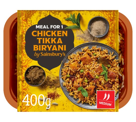 Sainsbury's Chicken Tikka Biryani (400g)