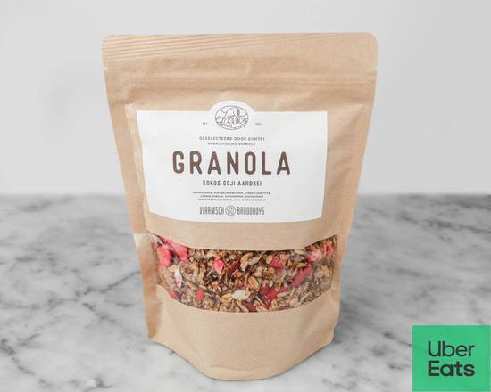 Granola kokos goji aardbei