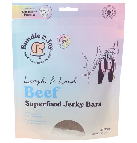 Bundle X Joy Beef Superfood Jerky Bars Dog Treats