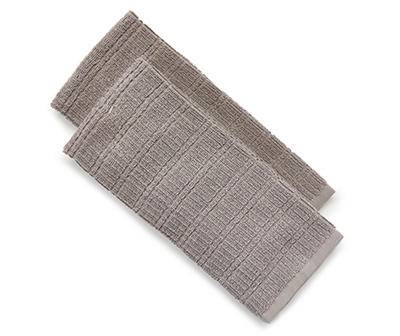 Real Living Kitchen Towels, Gray (2 ct)