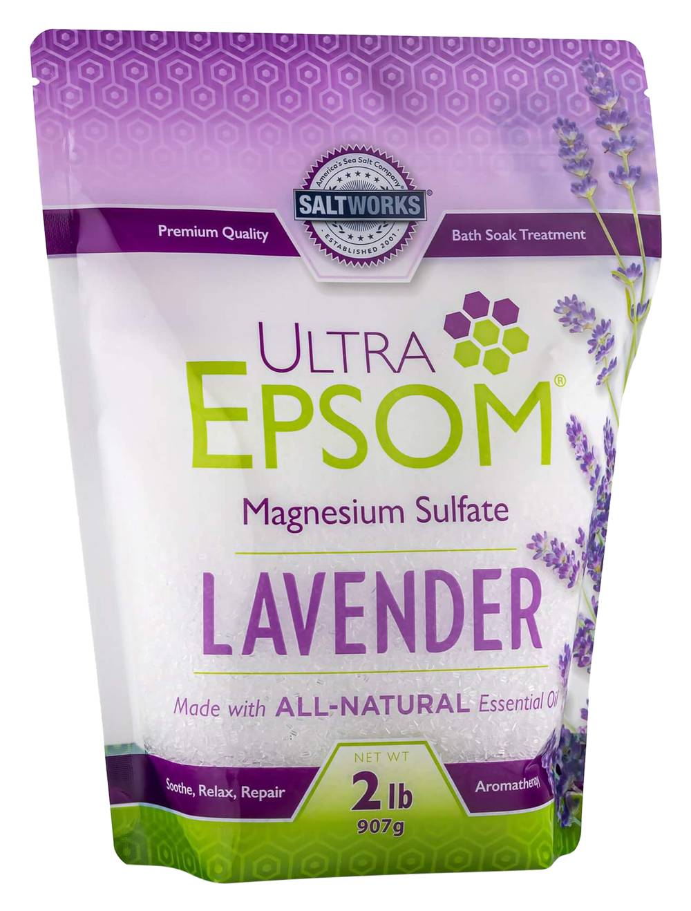 Ultra Epsom Salt Lavender 2lb