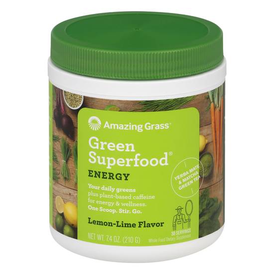 Amazing Grass Green Superfood Energy Lemon-Lime Dietary Supplements