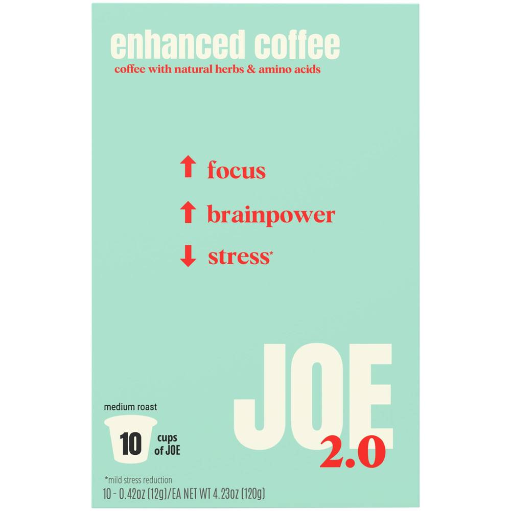 Joe 2.0 Enhanced Coffee K Cup Pods - (10 Cup(S))