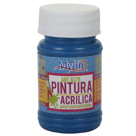 Mylin pintura acrílica (azul)