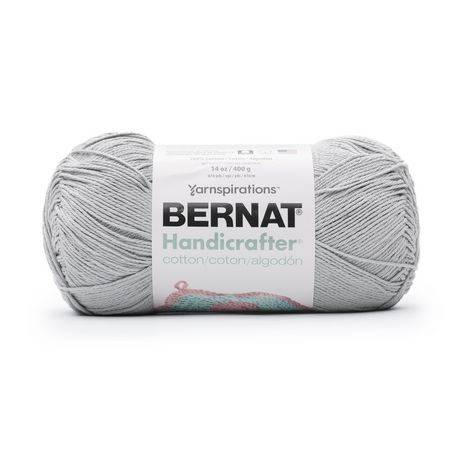 Yarnspirations Bernat Handicrafter Cotton Soft Grey Yarn (1 unit)
