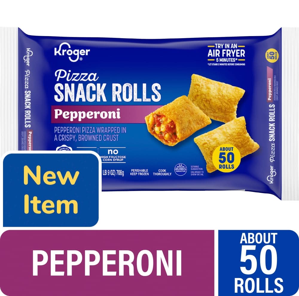 Kroger Pizza Snack Rolls, Pepperoni (25 oz)