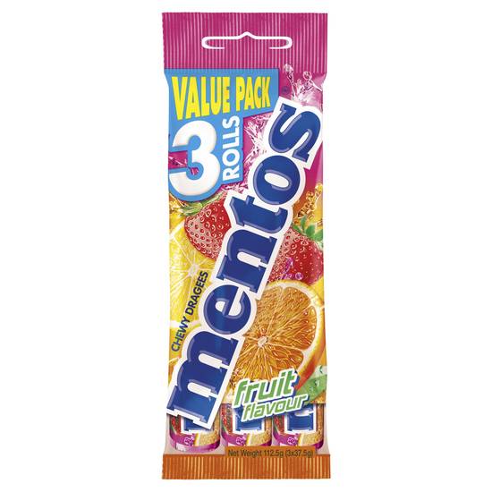 Mentos Regular Fruit (3 Pack)