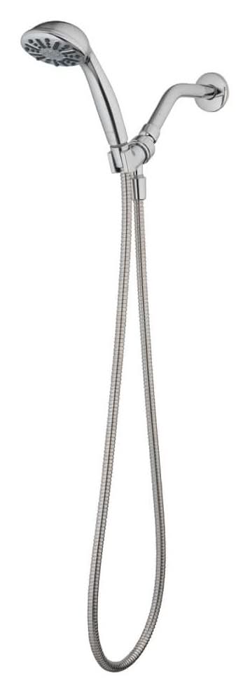 Glacier Bay 1-Spray Wall Mount Handheld Shower Head 1.8 Gpm In Chrome