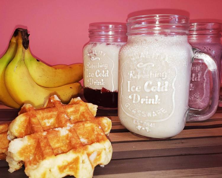 濃厚バナナジュースと大阪ミックスジュース noukoubananajuice to