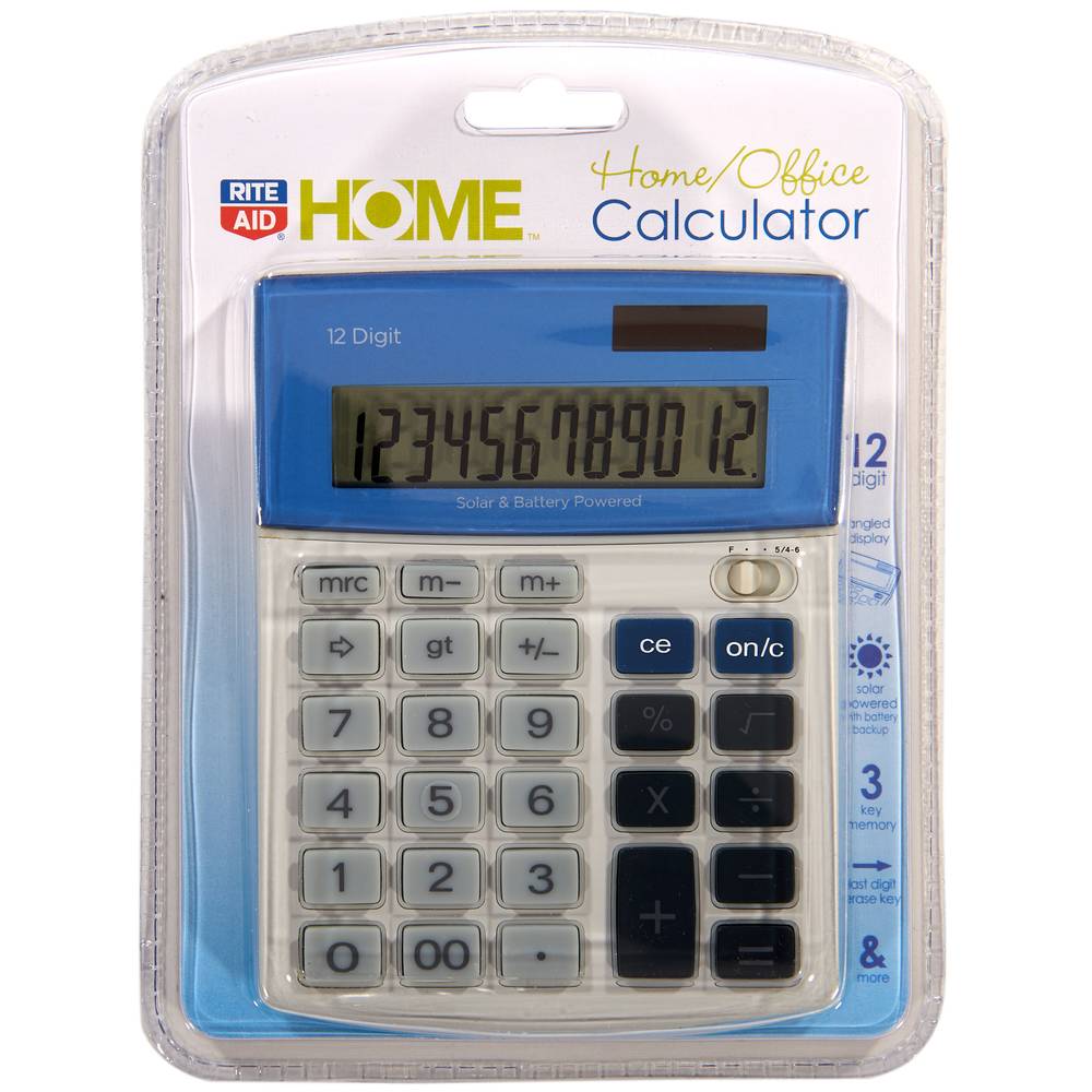 Rite Aid Home Office Calculator