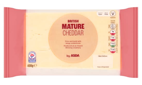 ASDA British Mature Cheddar Cheese (400g)