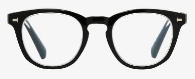 Universal Thread Women's Plastic Round Blue Light Filtering Glasses, Black